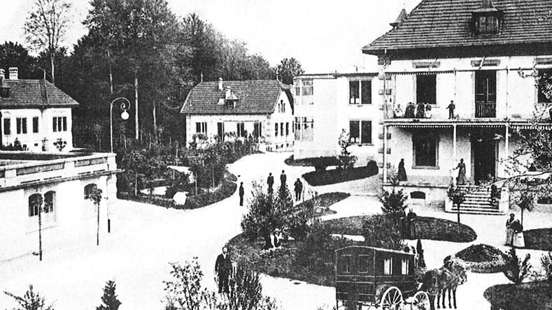Spitalpark mit Kutsche