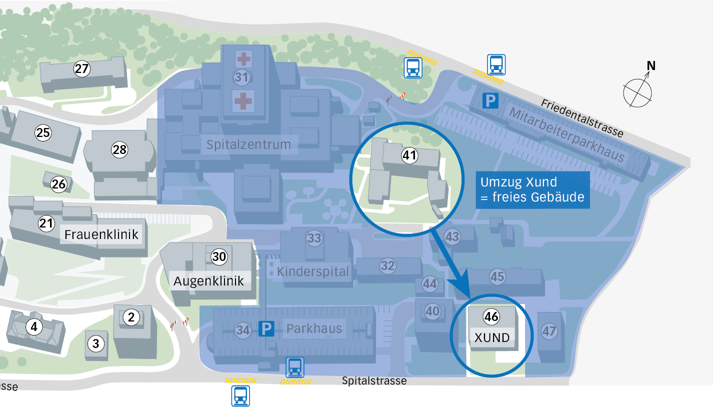 situationsplan umzug xund