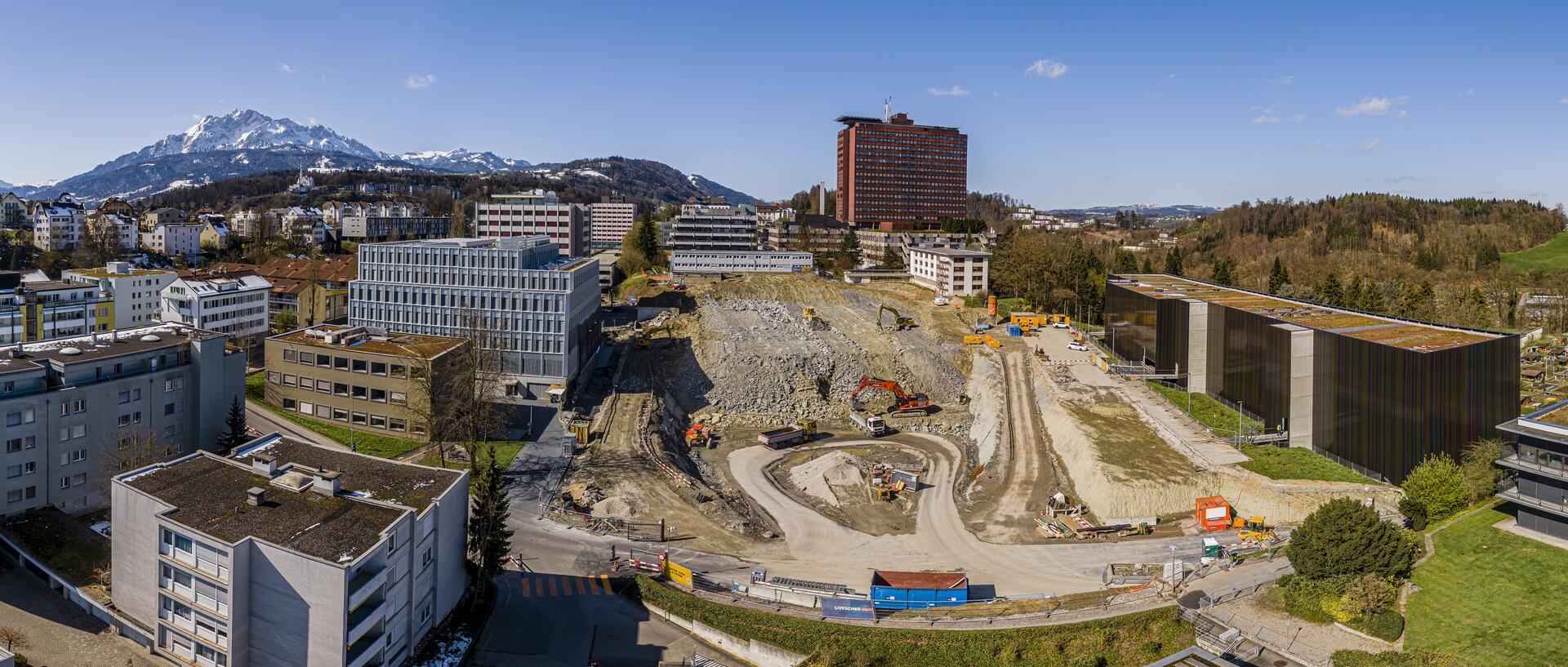 Baustelle Kinderspital/Frauenklinik