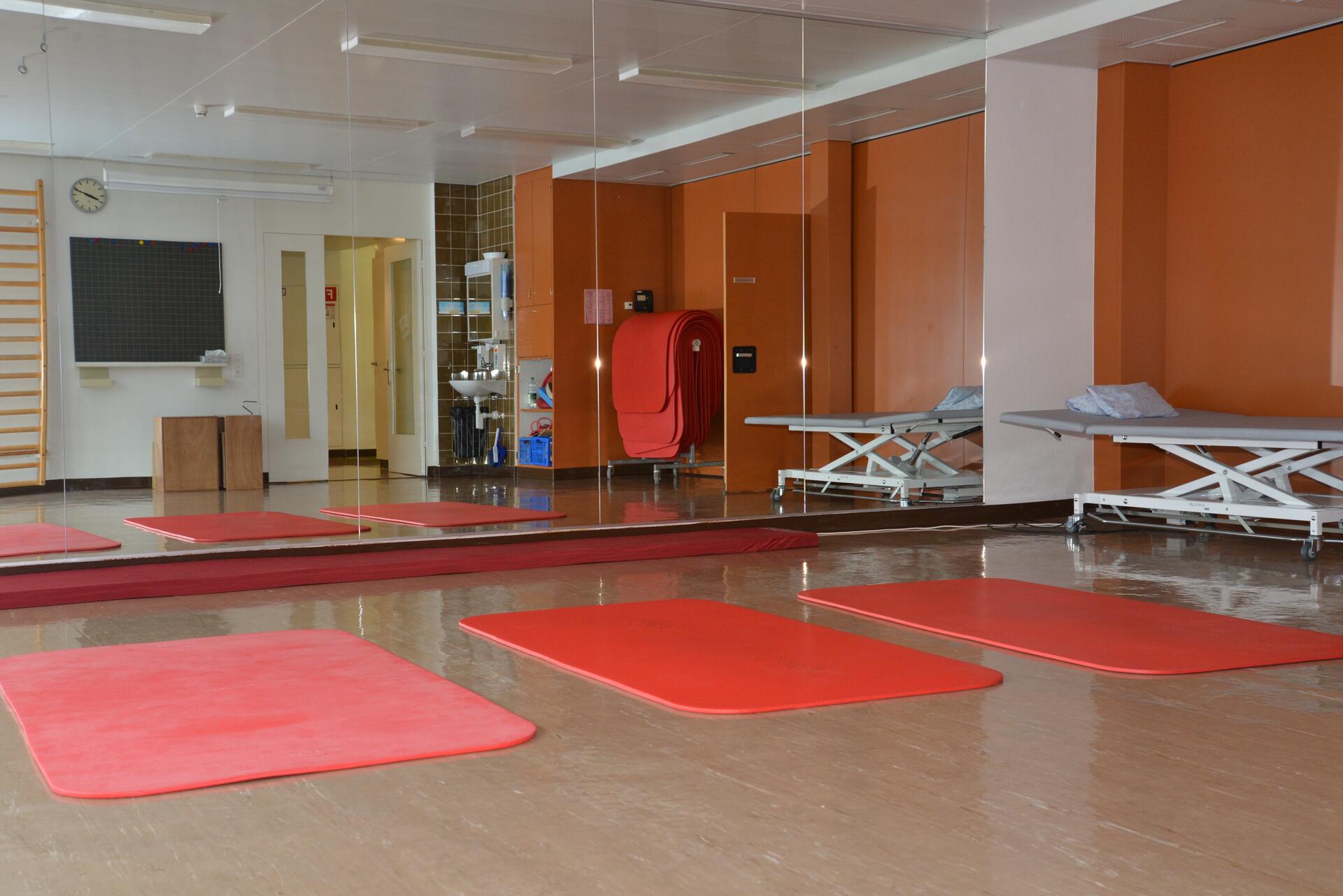 Physiotherapie Wolhusen Turnsaal Ueberblick