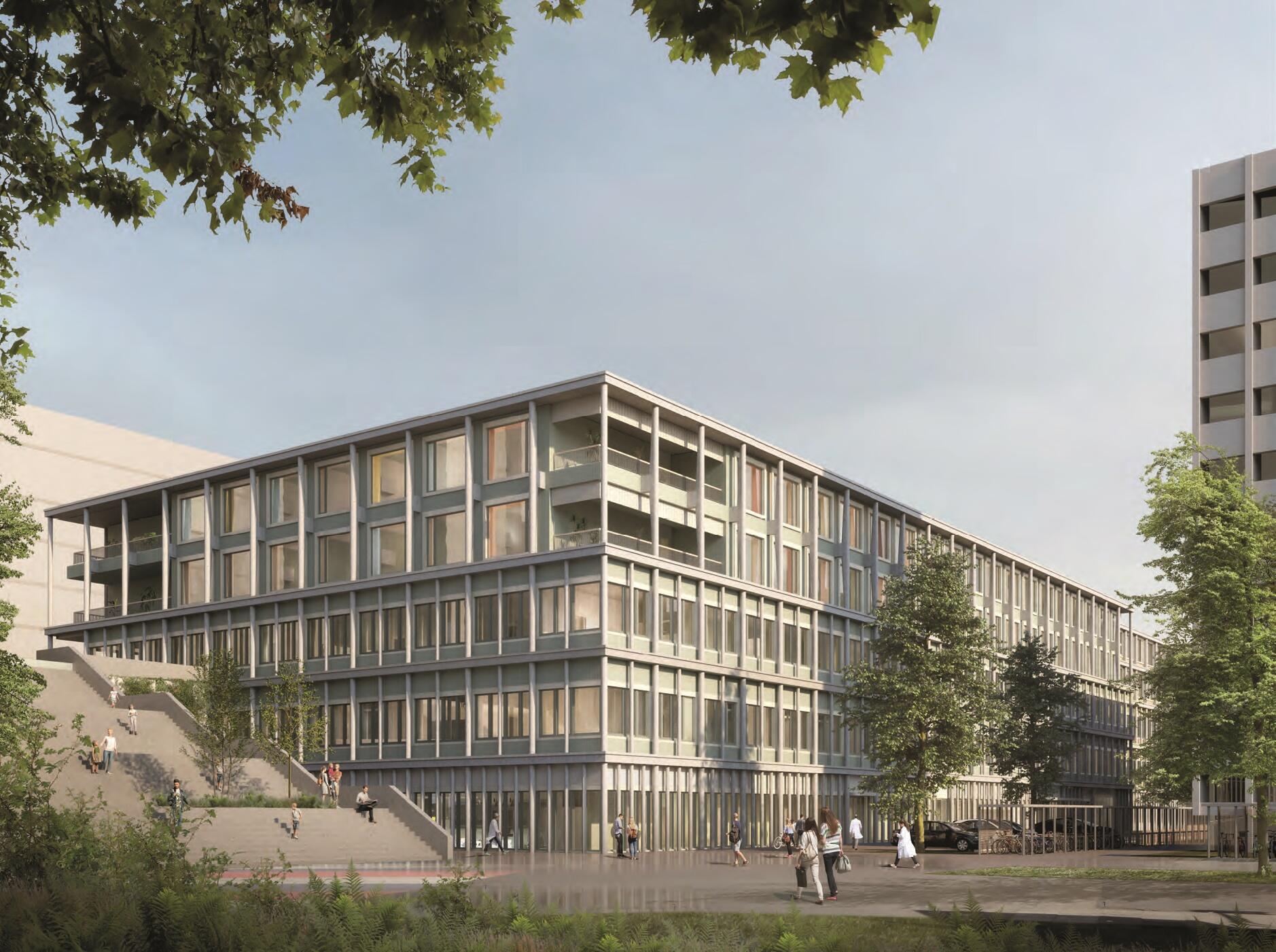 Visualisierung Neubau Kinderspital Frauenklinik