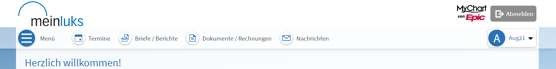 MeinLUKS Screenshot Desktop