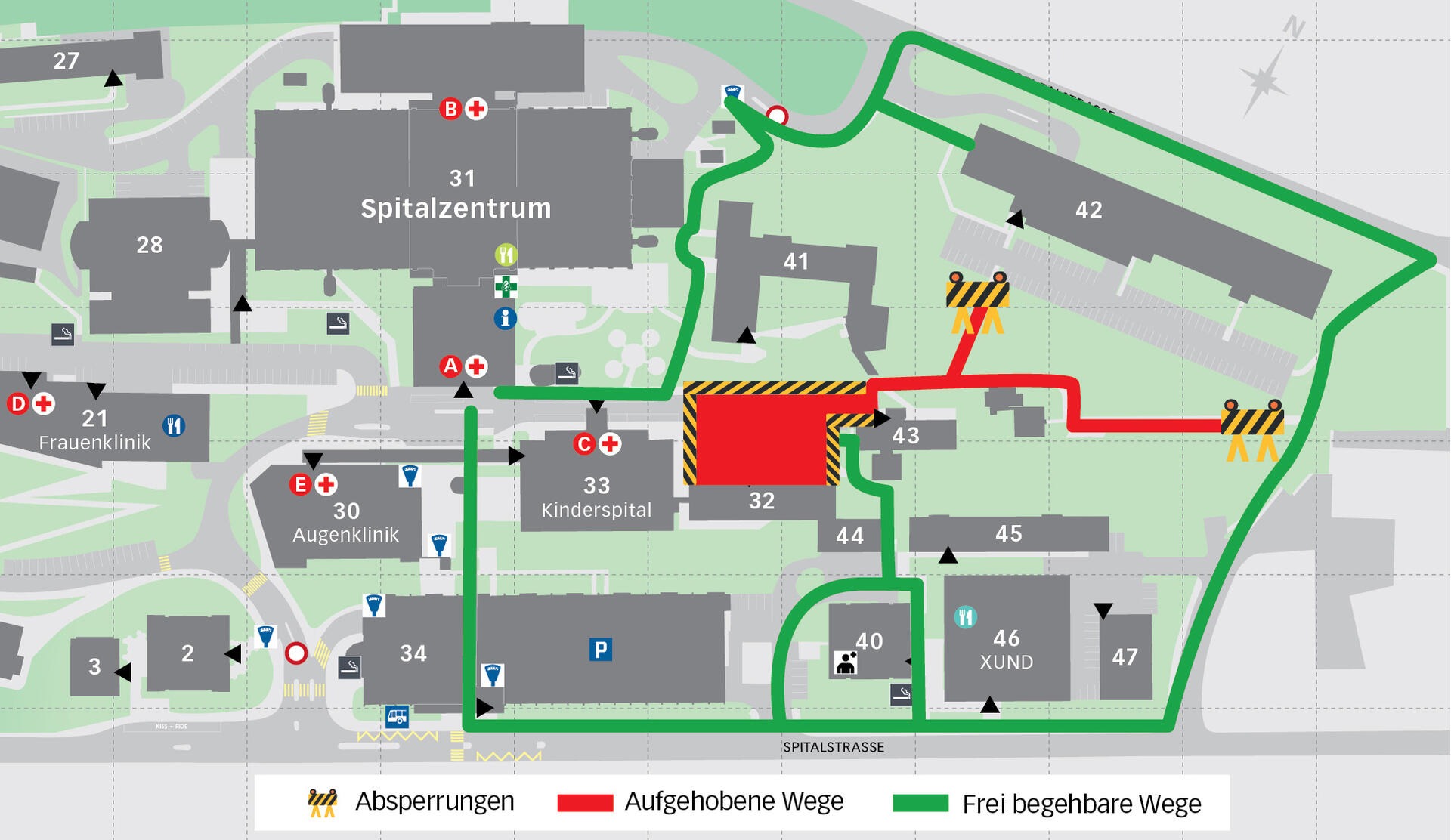 luks arealplan bau sperrung