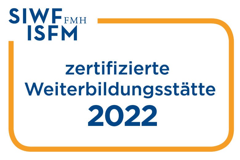 SIWF FMH ISFM zertifizierte Weiterbildungsstätte 2022