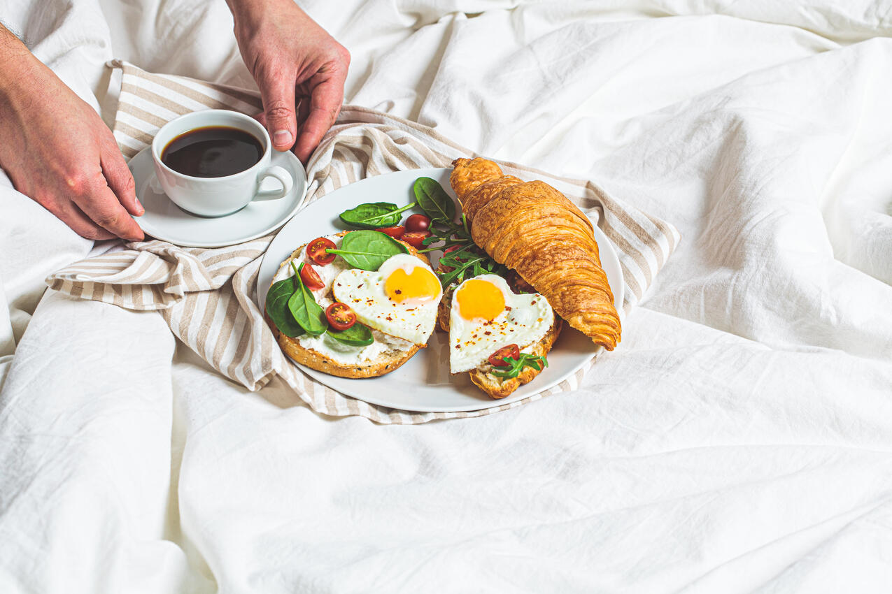 Frühstück im Bett