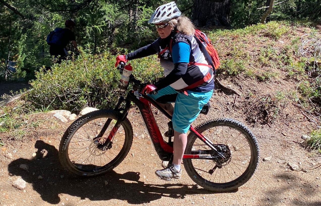 Helene Saam auf Bike Helene Saam auf Bike