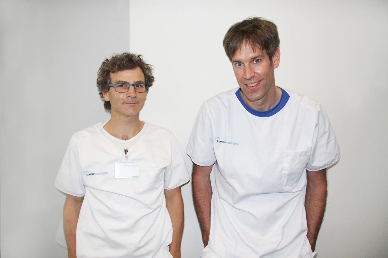 Andreas Bloch l(links) und Philipp Venetz